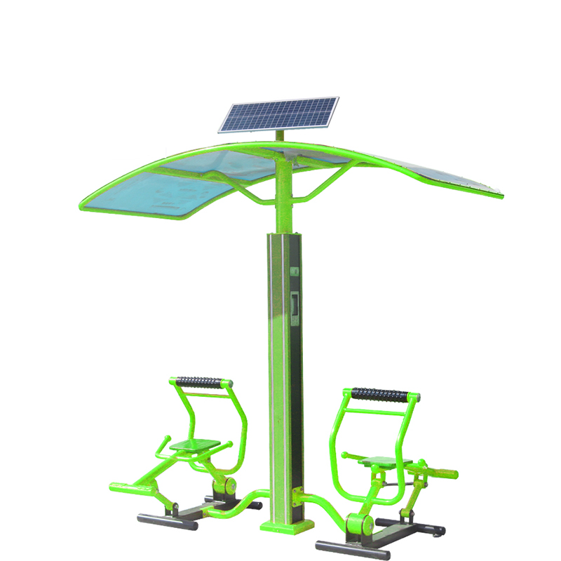 智能雙位背部按摩器 - 盟特體育校園健身路徑設(shè)備